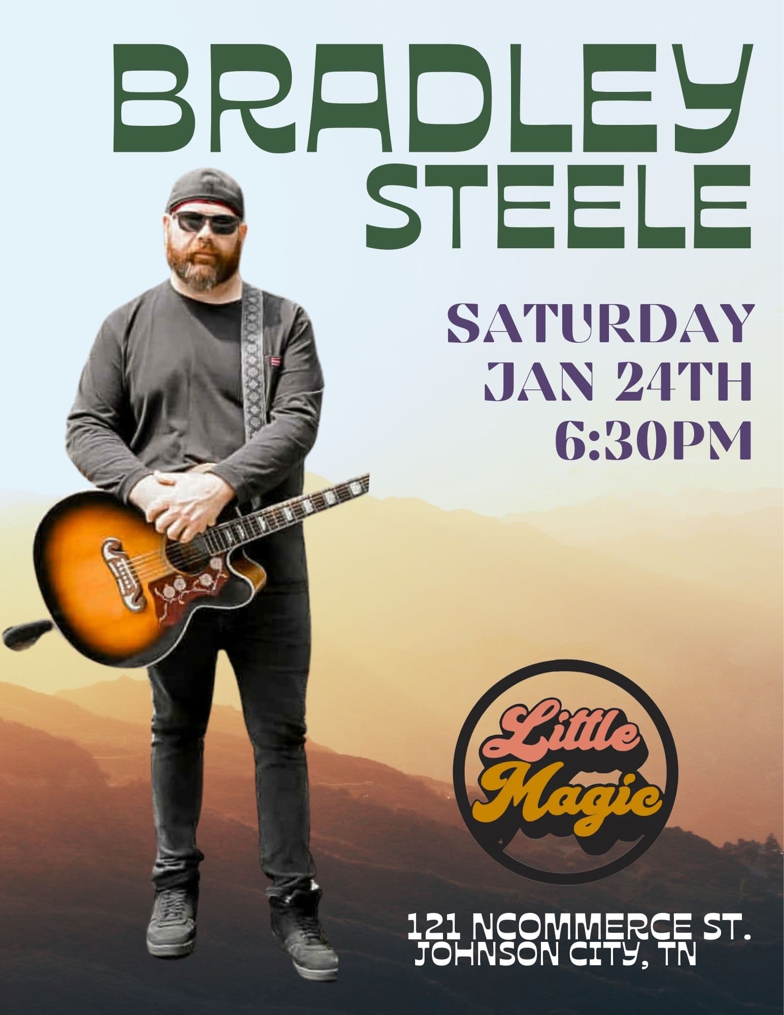 Live music — Bradley Steele