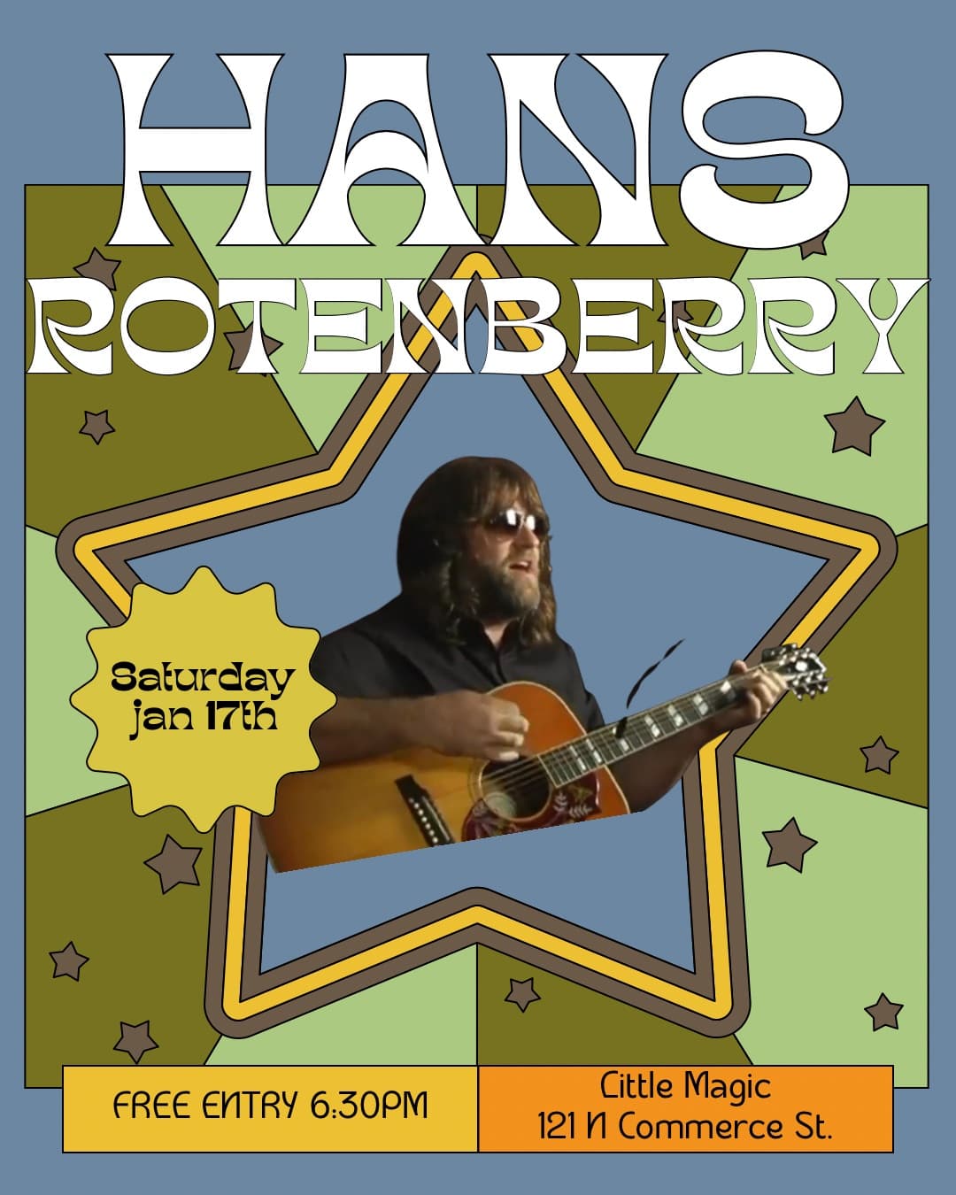 Live music — Hans Rotenberry