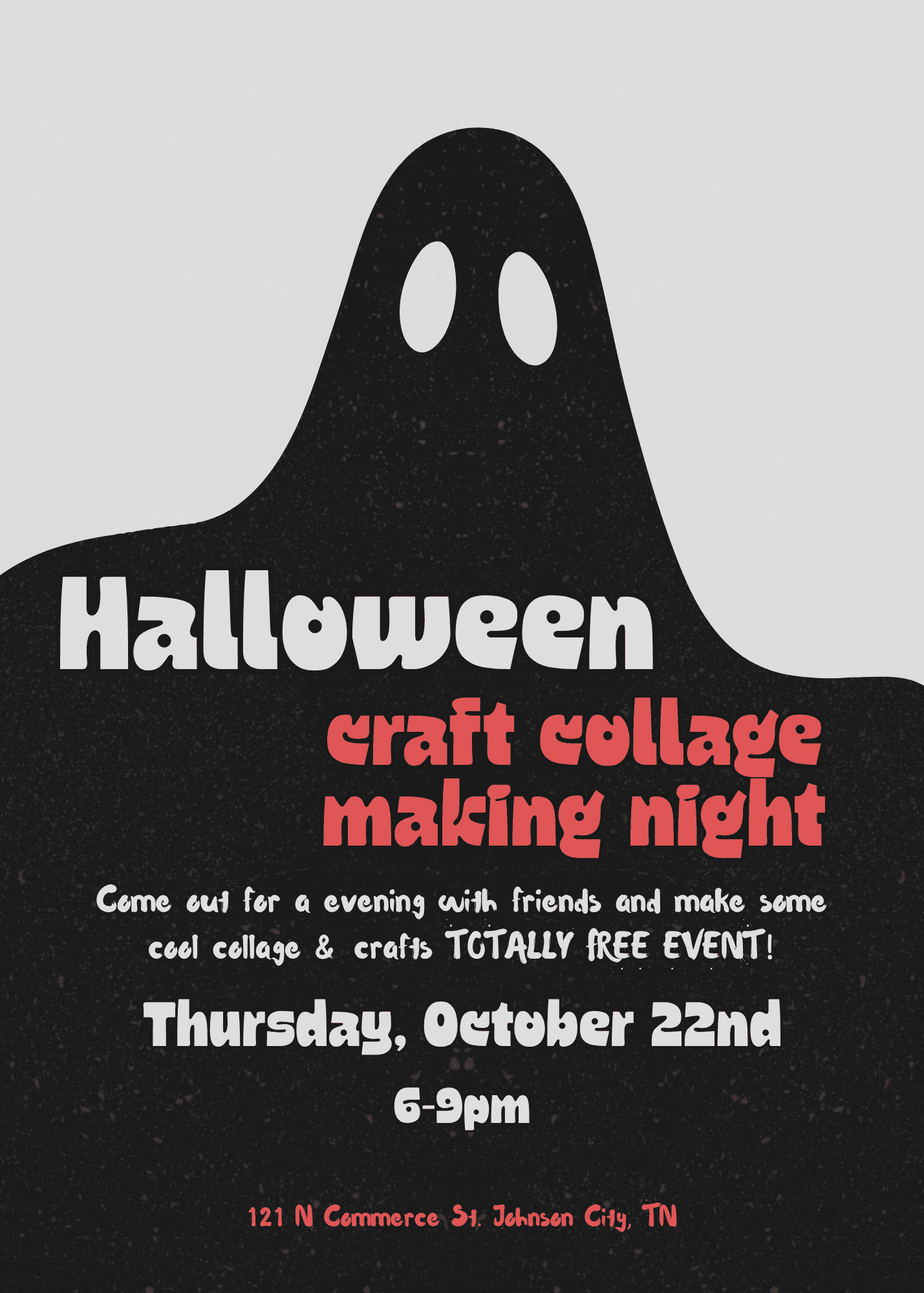 Halloween Craft Collage Making Night